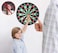ULTIMAX Dart Board Set 34 cm Magnetic Dart Set with Dartboard and 6 Darts Sports Gifts for Kids and Adults, Easily Hangs Anywhere