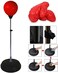 Maxstrength Punching Bag, Height Adjustable Standing Boxing Punch Ball Bag Speed Ball Punch Bag With Gloves Mitts And Pump For Adults Kids