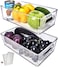 Fridge Organizer Bins Refrigerator Organizer - Set of 2 Refrigerator Organizer Bins and Freezer Organizer