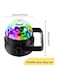 Generic LED Mini Crystal Disco Ball Light Black 8.3X9Centimeter