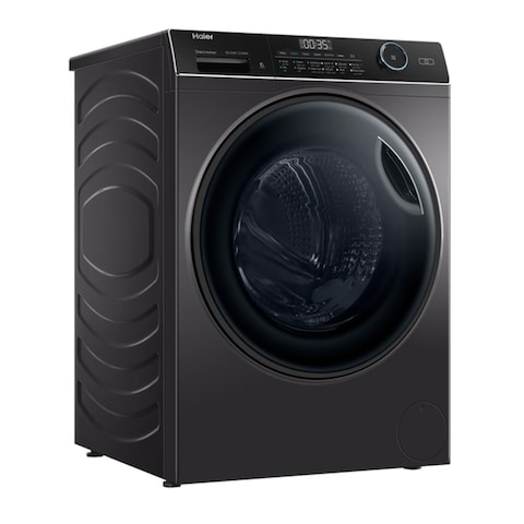Haier Front Load Washing Machine 8 Kg with Inverter Motor - Dark Silver - HW80-B14959S8TU1