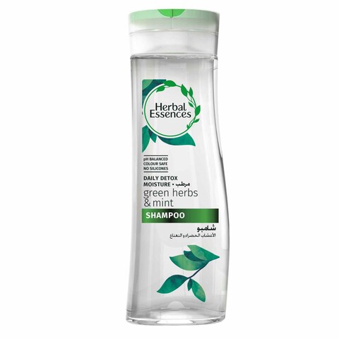 Herbal Essences Daily Detox Moisture Green Herbs &amp; Mint Shampoo 400ml&nbsp;