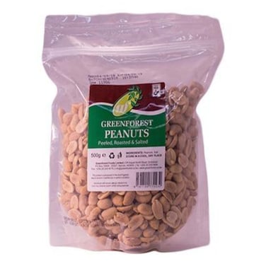 Green Forest Roasted And Salted Peeled Peanuts 500g