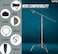 COOPIC King Series 100% Stainless Steel Heavy Duty C Stand with Boom Arm, Max 157cm Photography Light Stand with 56cm Holding Arm, 2 Grip Head for Studio Mono light, Soft box, Reflector(K20)
