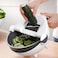XGEW Kitchen Multi Functional Shredder Wet Fruits Drain Basket Blade Cutter Manual 9 in 1 Slicer Vegetable Grater