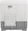 General Supreme Twin Tub Semi Automatic Washing Machine, 18 Kg Capacity, White/Grey (Installation Not Included)