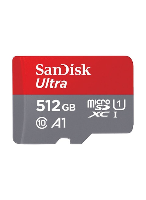 Ultra MicroSDXC Card Red/Grey 512 GB