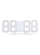 Generic - LED Digital Numbers Wall Clock Blue