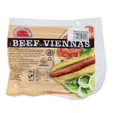 Farmer&#39;s Choice Beef Vienna Sausages 500g