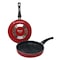 Star Gift Non Stick Marble Coated Frying Pan 26Cm Redblack