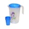 Plastic Jug With 4Pieces Glass