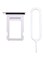 Generic Mobile Phone Sim Card Tray With Ring Eject Pin Key For Iphone 7 Silver