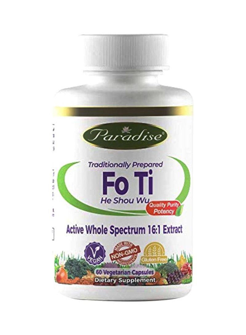 Buy Generic Fo Ti Active Whole Spectrum-60 Capsules Online | Carrefour UAE