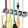 Aqtus Mop and Broom Holder, Multipurpose Wall Mounted Magic Holder Broom &amp; Mop Organizer Storage Hooks, Ideal Broom Hanger for Kitchen Garden.
