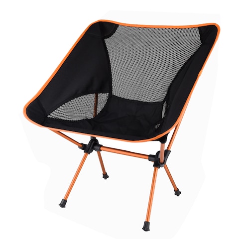 اشتري Tomshoo-Travel Ultralight Folding Chair Superhard High Load Outdoor Camping Chair Portable Beach Hiking Picnic Seat Fishing Tools Chair في الامارات