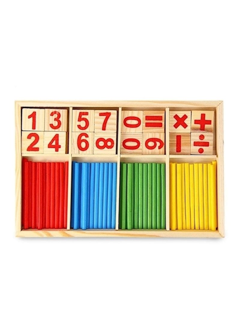 Buy Generic 76-Piece Montessori Wooden Math Game Sticks Toy Online ...