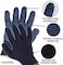 ABBASALI Blue dotted double sided Cotton Hand Gloves for Industrial and Indore (24 PCS)
