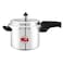 Delcasa 5 Litre Aluminium Pressure Cooker, Sleek And Simple, Dc2103 - Induction Compatible, Lightweight &amp;Durable Cooker With Lid, Improved Pressure Regulator, Comfortable Handle