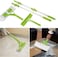 Skeido Window Cleaning Brush Mop 2 In 1 U Shape Retractable Foldable Handle Adjustable Cleaning Tools