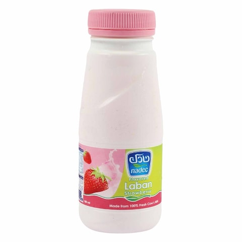 Nadec Fresh Strawberry Milk Laban Drink 180ml