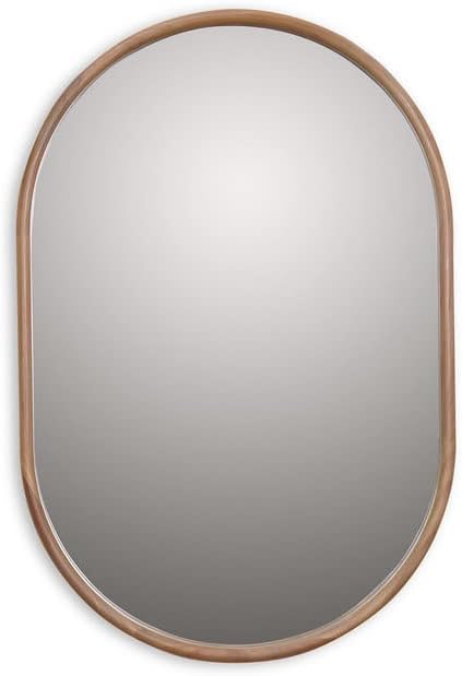 Pan Emirates Errapel Oval Wall Mirror 60x90cm-Natural