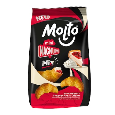 Molto Mini Magnum Strawberry and Cheesecake Croissant - 80 gram
