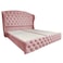 In House Serin Velvet Bed Frame - Single - 200x120 cm - Light Pink