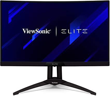 Viewsonic Elite Xg270Qc Curved 27&rdquo; 1Ms 1440P 165Hz Freesync Premium Pro Gaming Monitor With Vesa Displayhdr 400 And Advanced Ergonomics For Esports, Black