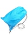 Generic Lazy Sofa Fast Inflatable Air Sleeping Bag Light Blue