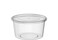 150 Pcs- Food Container Clear Round + LID - 450ml