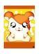 Metal Plate Of The Anime Hamtaro Poster Orange/Yellow/White