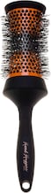 Denman Large Thermo Ceramic Hourglass Hot Curl Brush DHH4H, Hair Curling Brush For Blow-Drying, Straightening, Defined Curls, Volume &amp; Root-Lift, Orange
