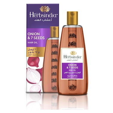 Herbsindia Onion and 7 Seeds Hair Oil - 280 ml