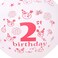 Generic Party Fun 12 Inch No. 2 Birthday Balloons - Pack Of 12 Pieces, Multi Color