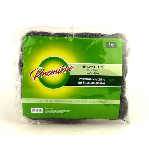 Premiere Metal Steel Wool - 8 Pieces