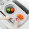 Generic-Multifunction Kitchen Chopping Blocks Sinks Drain Basket Folding Cutting Board Fruits Tool Storage Chopping Board