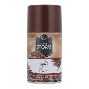 Super Storm Oud Metered Air Freshener Odor Neutraliser 300 ml