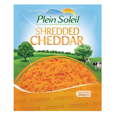 Plein Soleil Shredded Cheddar 200GR