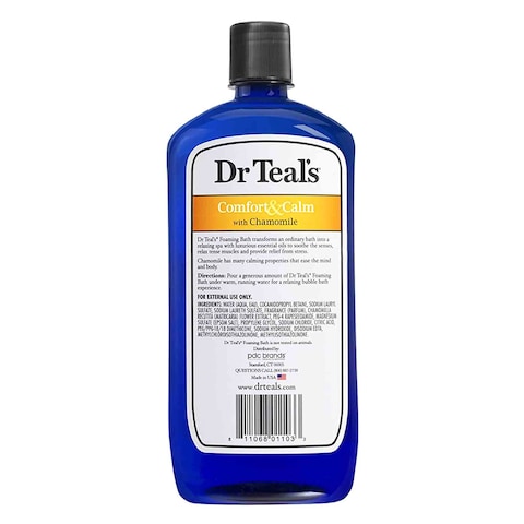 Dr Teal&#39;s Chamomile Foaming Bath With Pure Epsom Salt 1L