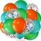 Party Time 24-Pieces 12inch Multicolor Carnival Theme Balloons / Fruity Balloons Set of Latex &amp; Confetti Balloons, Birthday Balloons Helium Balloons For Baby Shower Birthday Party D&eacute;cor and Circus Car