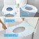 Better Look 30-Piece Disposable Toilet Seat Cover Set Blue