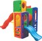 Rbwtoys Kids Colourful Outdoor Playground Slides, Hide And Seek And More Activity Playset RW-16310 342&times;180&times;200cm