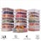 Vsell24 500Pc 1000Ml Clear Plastic Microwave Containers With Lids For Takeaway Lunch Office Pack And Spices Food Storage