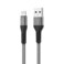 Budi M8J197L-GRY USB-A to Lightning Charge And Sync Cable