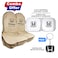 Combo Offer- Buy 2 Pcs HONDA Seat cover + Windshield Car Sunshade &amp; Get Free HONDA Metal Car Keychain