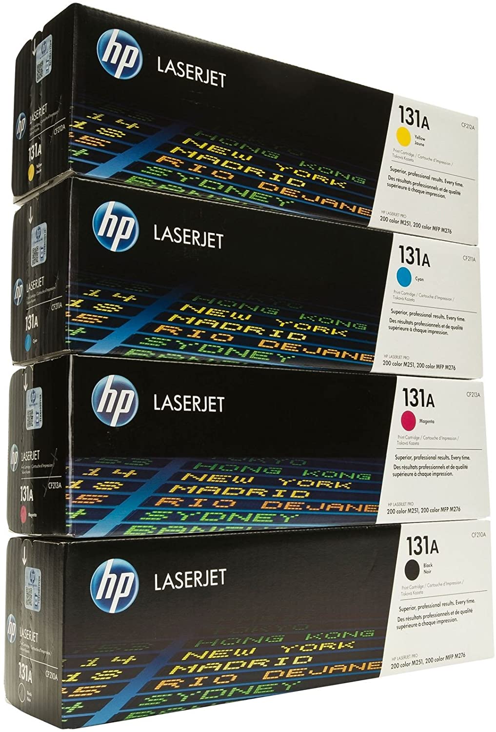 HP 131A Laserjet Toner Cartridge Set - Black, Cyan, Magenta And Yellow