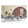 Coffee Wicker Outdoor Set 4PCS