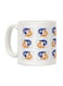 muGGyz Printed Ceramic Coffee Mug White