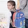 Little Story ROLE PLAY ANIMAL CARE/PET HOUSE TOY SET SCHOOL BAG (26 Pcs) - Blue, 3-IN-1 Mode