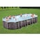 بيست واي باور ستيل حوض سباحة بإطار - متعدد الألوان 732 × 366 × 122 سم